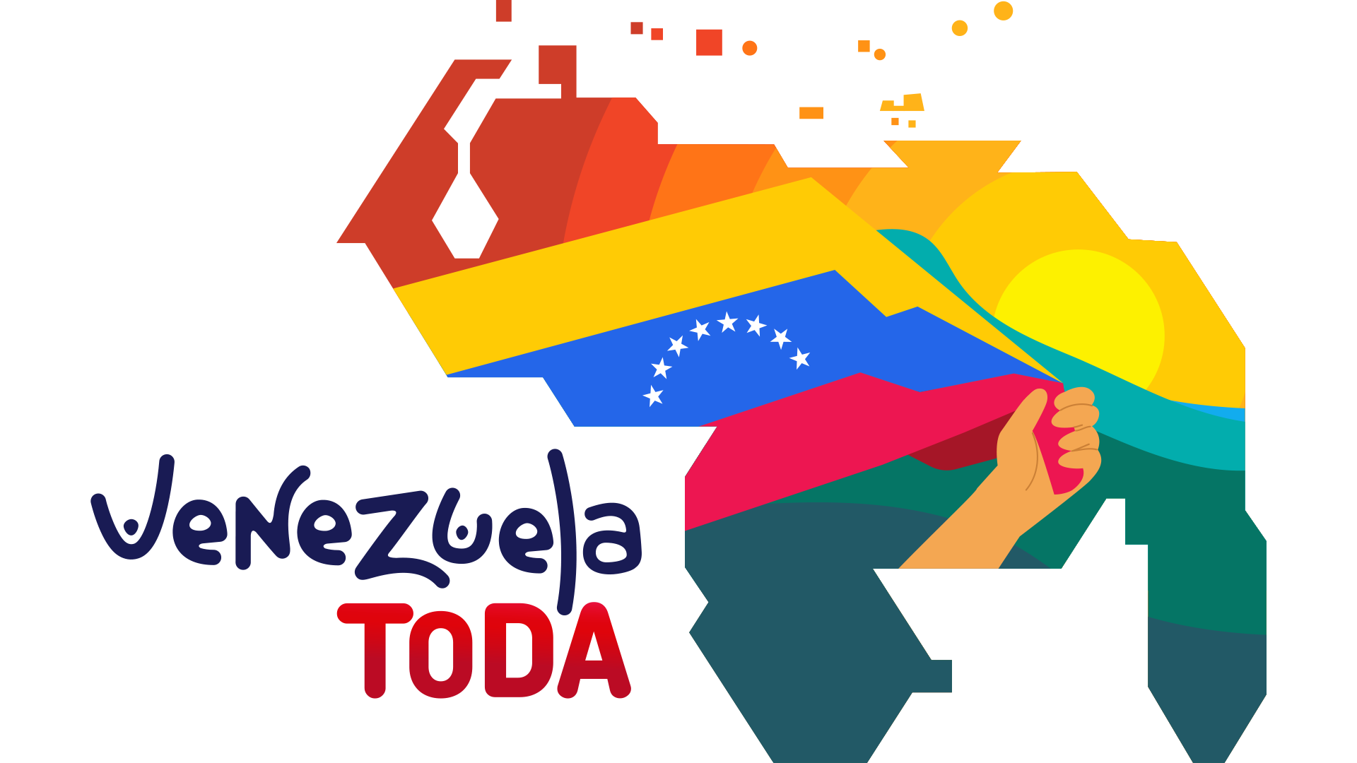 Venezuela Toda El esequibo es nuestro - mapa