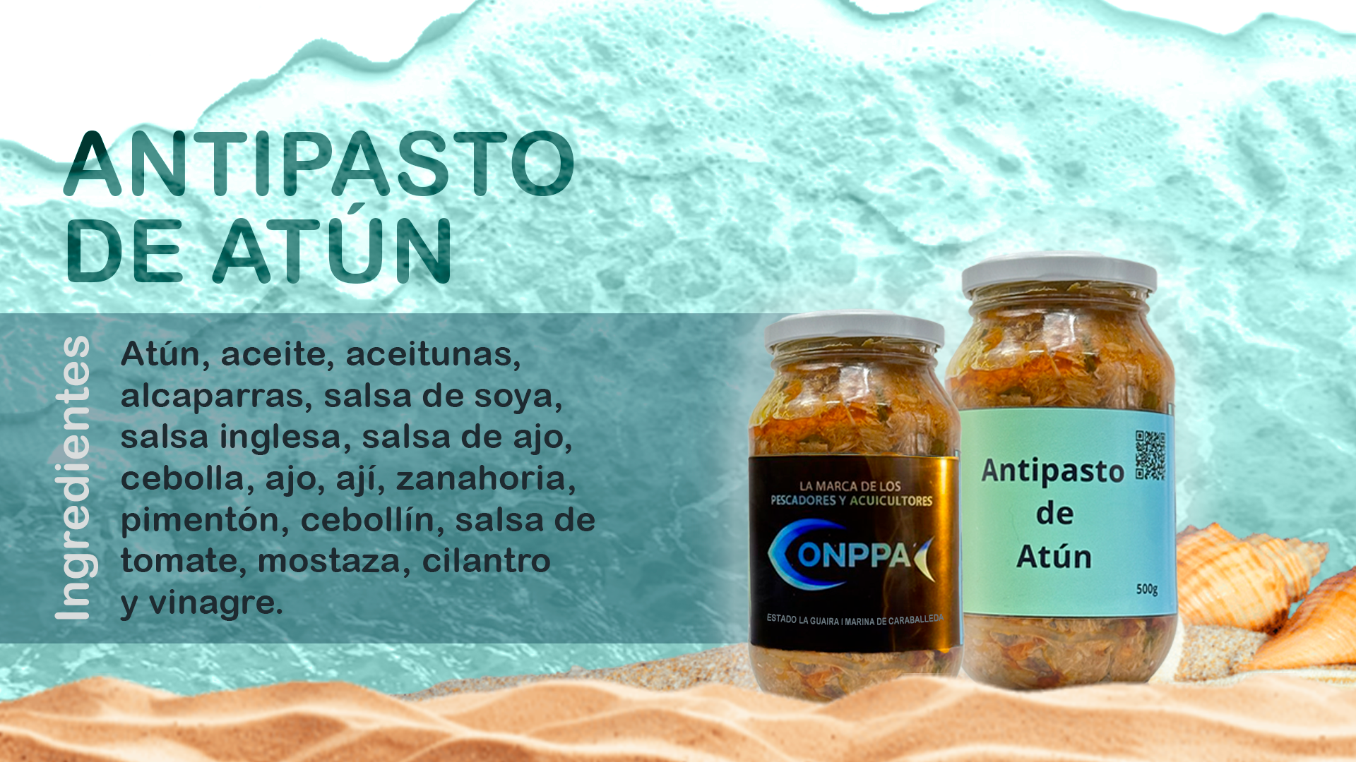 4 INGREDIENTES ANTIPASTO DE ATÚN
